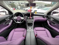 Housses de siège auto en cuir véritable sur mesure pour Mercedes-Benz Classe E W213 5 places, avant, respirantes, en polyester, accessoires