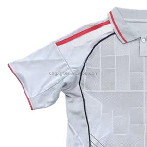 Großhandel New Design Günstiger Preis Hochwertige atmungsaktive Männer Spieler Version Blank Fußball Trikot Kinder Schwarz Orange Fußball Trikot - Product Image 2