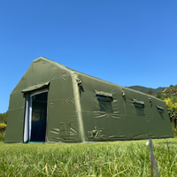 Carpa Inflable Modular Grande, Conectable, para Emergencias Médicas, para Crear un Hospital de Campaña, Incluye Sistema de Aire de Alta Capacidad