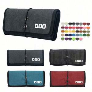 Sac de rangement pour câbles numériques de voyage multifonctionnel, léger, imperméable, organisateur d'accessoires électroniques de voyage - Product Image 5