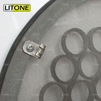 Malla de repuesto doble de 300um 357740 NO OEM para tamiz vibratorio de polvo PS2, piezas Litone, filtro de malla de recambio con revestimiento CE