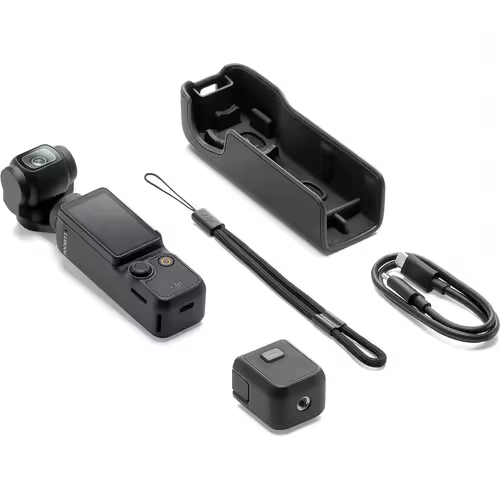 JHDDJ Osmo Pocket 3 3-Axis Vlogging Camera with 1'' CMOS 4K/120fps Video Waterproof Projection & Handheld Stabilizer Gimbal