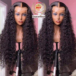 วิกผมลูกไม้สีดำหยักยาว26นิ้วสำหรับผู้หญิงวิก<span class=keywords><strong>ผม</strong></span>หยิกแบ<span class=keywords><strong>บ</strong></span>ชาวพม่าตอนกลางสำหรับงานเลี้ยงประจำวัน - Product Image 1