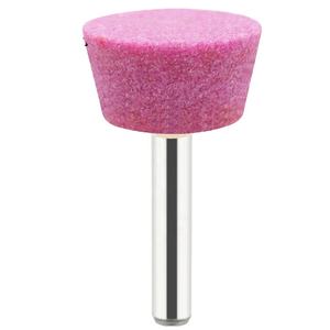 Precio de fábrica directo <span class=keywords><strong>A33</strong></span> 6mm Eje montado Punto Personalizado Cabezal de molienda de piedra abrasiva Compatible con OEM ODM OBM - Product Image 1