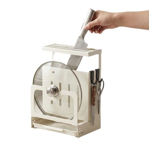 Organizador de Cuchillos Multifuncional Dark Bear con Soporte para Tapa y Almacenamiento para Tabla de Cortar, para la Organización de la Encimera de la Cocina - Product Image 5