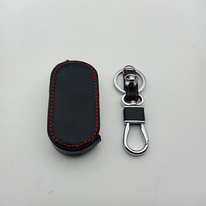 Porte-clés de voiture en cuir à 3 boutons, couverture pour véhicule Alfa Romeo 4C, Mito, Giulietta, Myth 159, GTO, <span class=keywords><strong>GTA</strong></span> - Product Image 5