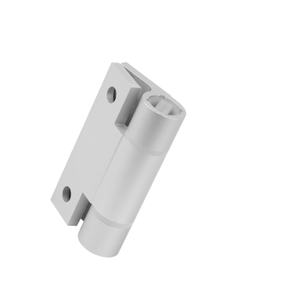 Charnière à ressort en aluminium K1181, ressort fermé, anodisé incolore, ressort de tension intégré - Product Image 3