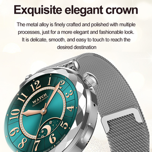 Hk88 Cô Gái Phụ Nữ 'Thông Minh Đồng Hồ HD AMOLED Màn Hình IP68 Không Thấm Nước NFC Trái Tim Tỷ Lệ Màn Hình Cuộc Gọi Trả Lời Tùy Chỉnh Quay Số Cho Android IOS - Product Image 3