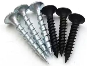 ผู้ผลิตสกรูยิปซัมหัวแตรสีดำเคลือบฟอสเฟตดำ ที่เมืองเทียนจิน - Product Image 1