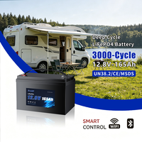 Аккумулятор LiFePO4 ADF 12В 165Ач, класс А+, 2560Втч, с услугой дропшиппинга для литий-ионных аккумуляторных блоков