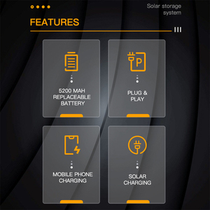 Điện thoại năng lượng mặt trời sạc chiếu sáng nhà Poly silicon <span class=keywords><strong>panel</strong></span> năng lượng mặt trời off-lưới xách tay Pico năng lượng mặt trời nhà hệ thống năng lượng với bảng điều khiển 4 bóng đèn - Product Image 2