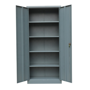 Armoires de classement mobiles modernes avec portes battantes, armoire de rangement de bureau sur roulettes, armoires à outils en acier, casier à dossiers métallique - Product Image 2
