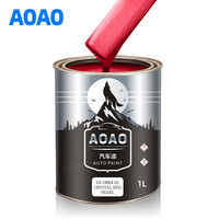 Peinture automobile polyuréthane rouge nacré 1K AOAO DZ-18004, monocomposant, pour réparation de carrosserie