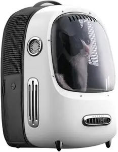 Light Comfortable Cat Dog Backpack Bag Ventilated Cat Backpack Carrier With Inbuilt Fan