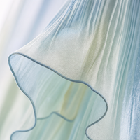 Rideaux de plafond en mousseline bordeaux dégradé arc-en-ciel toutes couleurs, tentures transparentes pour décoration de mariage