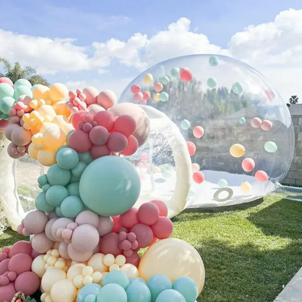 Kinderfeest Ballonnen Leuk Huis Opblaasbare Koepel Bubble Tent Transparant Opblaasbare Bubble Ballonnen Huis Voor Feest