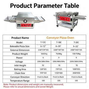 <span class=keywords><strong>Horno</strong></span> de Pizza Industrial Eléctrico de 18 Pulgadas, de Acero Inoxidable de Grado Alimenticio, con Tubo Recto, de 6KW de Alta Potencia - Product Image 6