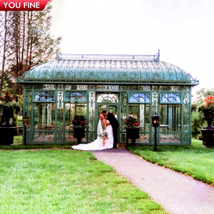 Gazebo de jardin extérieur de style victorien européen YOUFINE en fer forgé pour château - Product Image 2