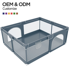 Parque Infantil <span class=keywords><strong>Para</strong></span> <span class=keywords><strong>Bebes</strong></span> Playyard Valla de seguridad portátil Corralitos Play Yard Pen Plegable Baby Playpens - Product Image 1