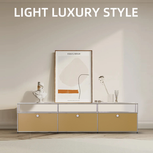 Đồ nội thất bằng kim loại màu trà sữa, Bàn điều khiển kiểu Trung Quốc bằng thép không gỉ, đồ nội thất mô-đun có thể tùy chỉnh công suất lớn - Product Image 4