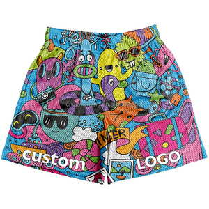 <span class=keywords><strong>Pantaloncini</strong></span> da <span class=keywords><strong>Uomo</strong></span> di Alta Qualità <span class=keywords><strong>con</strong></span> Illustrazioni Creative, <span class=keywords><strong>Elastico</strong></span> <span class=keywords><strong>in</strong></span> <span class=keywords><strong>Vita</strong></span>, Logo Personalizzabile e Tessuto a Rete ad Asciugatura Rapida - Product Image 1