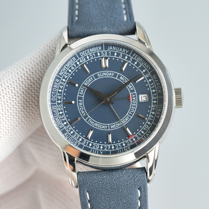 Montre de mode haut de gamme pour femmes et hommes, bleue, multifonctionnelle, avec calendrier tout au long de la journée, cadran automatique, mécanique - Product Image 1