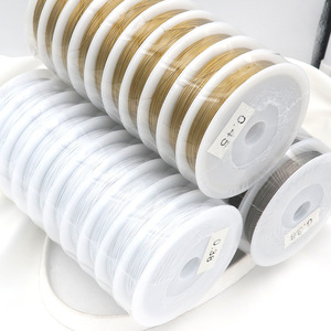 Vente directe d'usine de fil d'acier pour la création de bijoux DIY et la fabrication de colliers de perles, fil à perler, fil d'acier inoxydable fin. - Product Image 2