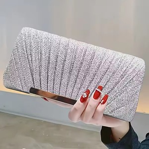 Bolso de hombro para mujer al por mayor, de alta gama, clásico, de diseñador, con solapa, para fiesta, bolso tote de moda para vestido de novia, bolso para mujer - Product Image 3