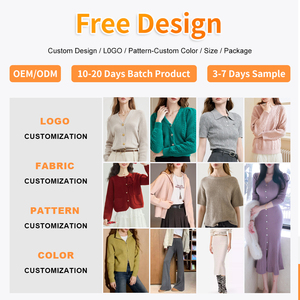 Elegante <span class=keywords><strong>Cardigan</strong></span> Lavorato a Maglia a Righe con Blocchi di Colore, Scollo a V, Maniche Lunghe, Casual da Donna per l'Autunno e l'Uso Quotidiano - Product Image 6