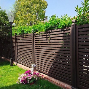 <span class=keywords><strong>Pannelli</strong></span> di Recinzione da Esterno in Alluminio di Design Moderno H70cm Recinzione Personalizzata in WPC Cancello Scorrevole Motorizzato Recinzione Frangivista da 70cm - Product Image 6