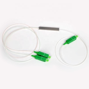 Nhà Máy Giá Mini <span class=keywords><strong>PLC</strong></span> Sợi Quang <span class=keywords><strong>Splitter</strong></span> 1X2 1X4 1X8 1X16 1X32 Cho FTTH 0.9Mm Mini Ống Thép 1M 1.5M Loại - Product Image 2