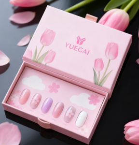 Sang trọng cuốn sách hình Gel Polish trường hợp-nhung lót, cử<span class=keywords><strong>a</strong></span> sổ rõ ràng cho Salon/Tặng quà - Product Image 3