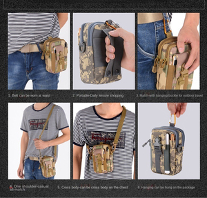 Bolsas Cruzadas Multiusos de Polietileno y Nailon para Herramientas y Gadgets, Riñoneras Utilitarias para Camping y Senderismo, Cartera Táctica - Product Image 4