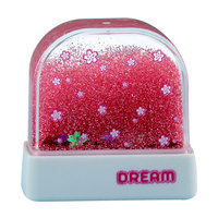 Vêtements de sables mouvants pour enfants, fournitures pour enseignants, nom de bande dessinée mignon monde aquatique flottant aquarium en forme de jouet tampon
