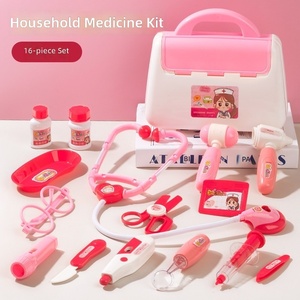 Juego de simulación de doctor realista <span class=keywords><strong>con</strong></span> certificación CE, juego de rol educativo y seguro para niños, kit de <span class=keywords><strong>juguetes</strong></span> médicos para mayores de 3 años - Product Image 5