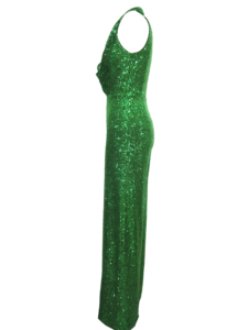 Tute MAXI abiti da sera con <span class=keywords><strong>paillettes</strong></span> senza maniche da donna all'ingrosso - Product Image 4