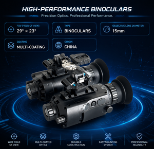 กล้องส่องทางไกลแบบติดศีรษะ WOLF6H 640x512 50Hz กล้องถ่ายภาพความร้อนสำหรับการล่าสัตว์กลางแจ้งและดูนก WOLF6H กล้องถ่ายภาพความร้อนแบบติดศีรษะ - Product Image 1