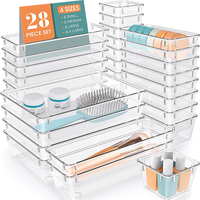Table pratique et durable petites pièces boîte à tiroirs cuisine tiroir organisateur 28 pièces