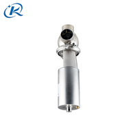 Vanne de déviation hygiénique en acier inoxydable à 2 voies, vanne de contrôle de débit soudée, vanne de réversal pneumatique