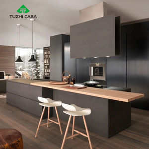 ארון מטבח נייד חכם של TUZHI CASA מסין, אי מטבח עם משטח למינציה, מגירות, סל, עיצוב מודולרי עמיד למים - Product Image 1