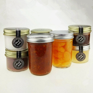 Atacado 50ml 100ml 150ml 200ml Taper Mason <span class=keywords><strong>Jar</strong></span> <span class=keywords><strong>Glass</strong></span> <span class=keywords><strong>Jar</strong></span> com Lug Lid Screw Lid Hermético para Jam Pickle Fruit Milk <span class=keywords><strong>Shake</strong></span> - Product Image 5
