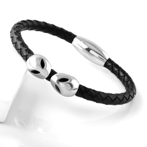 2025 nuevas pulseras brazaletes Venta caliente Punk Wind <span class=keywords><strong>Spiderman</strong></span> pulsera de cuero - Product Image 4