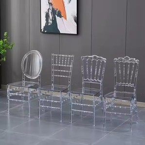 Sillas de Plástico Acrílico Transparente Apilables para Eventos, Banquetes y Hoteles, Venta al Por Mayor en China - Product Image 5