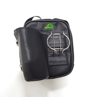맞춤형 지퍼 PU 가죽 골프공 파우치 가방 (이중 포켓 JSD 골프/OEM SB-002 중국산)