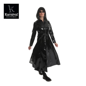 ODM Venta al por mayor Cool Mystical Cyber Hero Disfraz de mujer para Halloween Película Black Robe TV & Movie Costume - Product Image 1