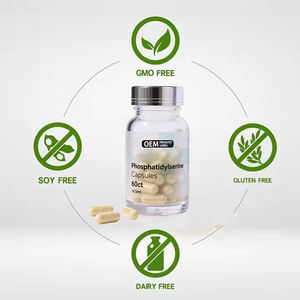 OEM gıda takviyeleri Vegan sağlık beyin sağlığı fosfatidilserin kapsülleri - Product Image 2