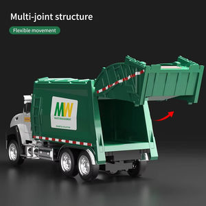 Modello di auto in lega modello in scala 1:50 su misura modello giocattolo modello di simulazione di auto cisterna per trasporto espresso veicolo OEM - Product Image 3