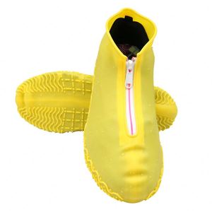 Couvre-chaussures imperméables en silicone unisexe, antidérapants, réutilisables, pour bottes de pluie, pour l'extérieur, légers et durables - Product Image 1