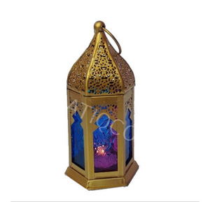 Atiqco Latest Standard Metal Gulabo Lantern Muslim Festive <b>Decorations</b> for <b>Weddings</b> Patios Garden Hanging Candle Holders Uttar - Product Image 5