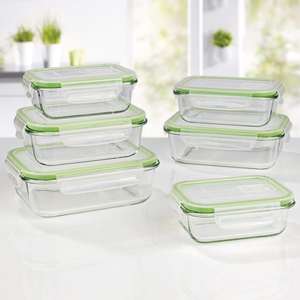 रसोई उपकरण सस्ते ग्लास भंडारण कंटेनर खाद्य भंडारण कंटेनर भोजन भंडारण कंटेनर - Product Image 1